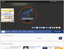 Tablet Screenshot of oilpatchsurplus.com